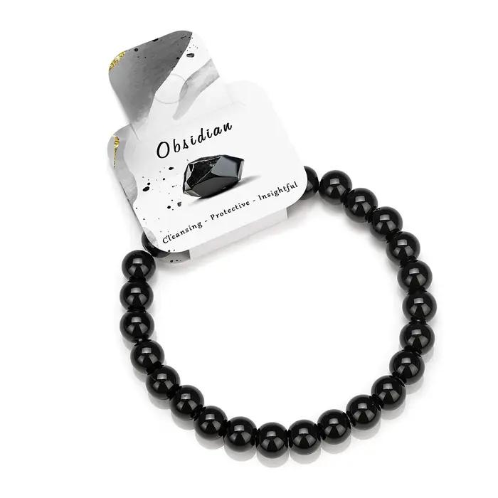 Bracelets originaux en perles de pierre naturelle pour femmes et hommes