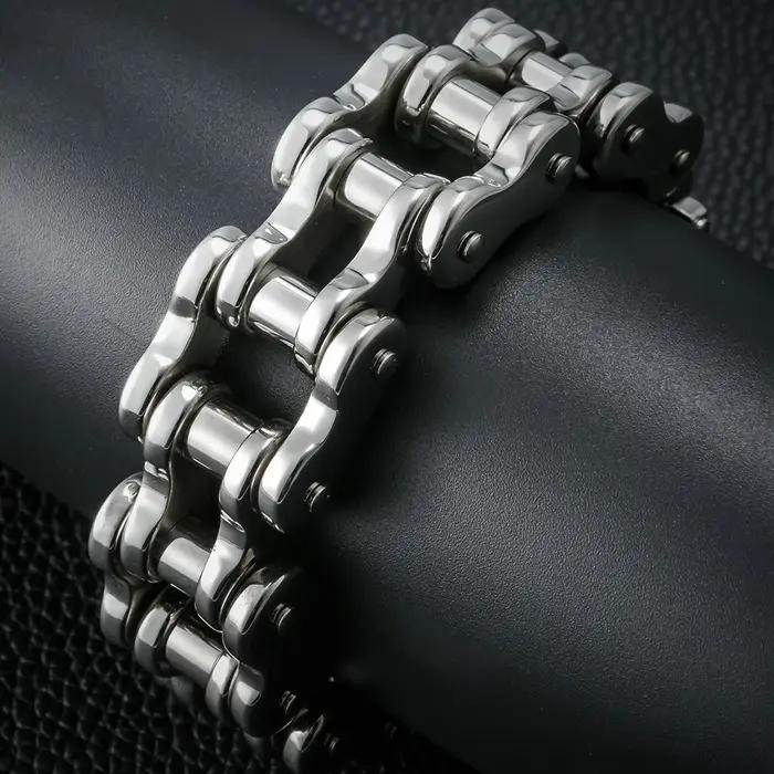Bracelet chaîne moto Rock And Roll pour homme