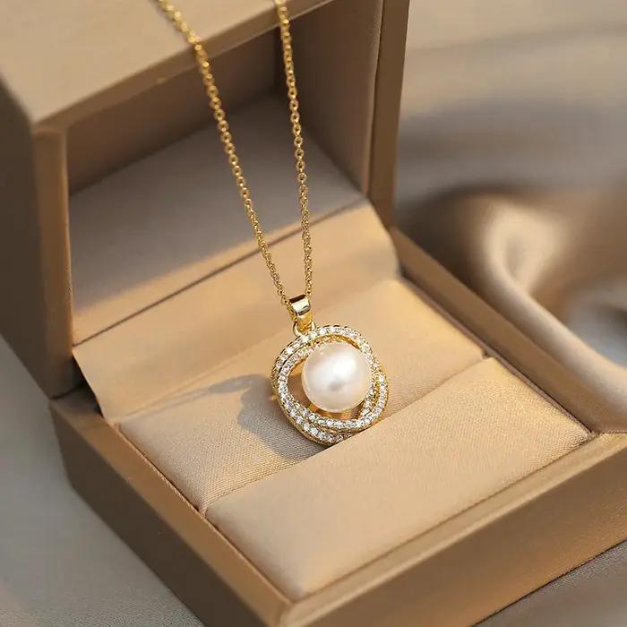 Design Sense – collier court en forme de nid d'oiseau pour femme