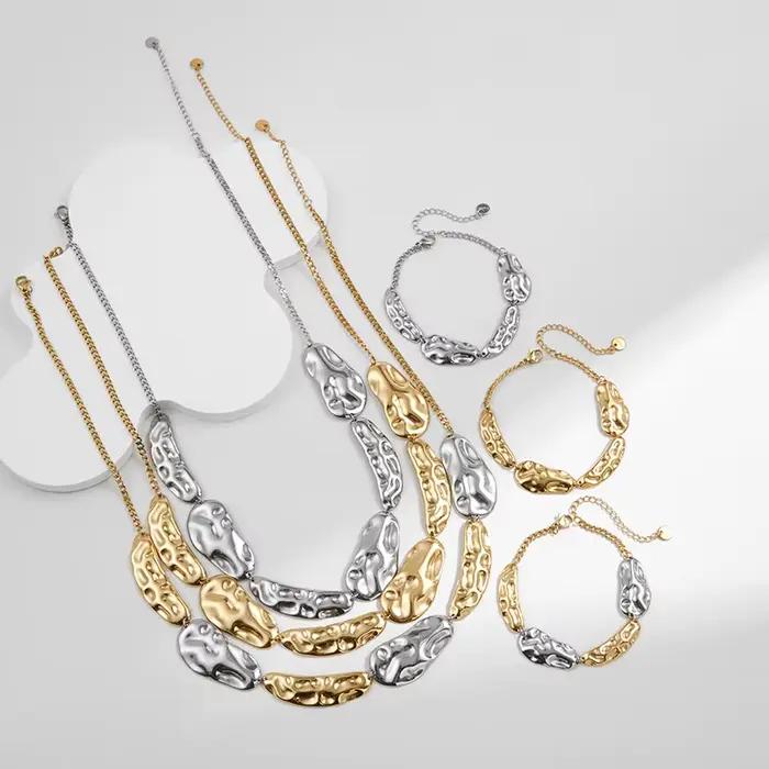 Loe | Collier géométrique en métal pour femmes