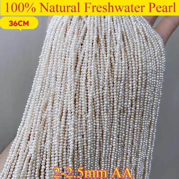 Perles d'eau douce presque rondes de qualité AA pour bijoux personnalisés à offrir pour les femmes occasions spéciales