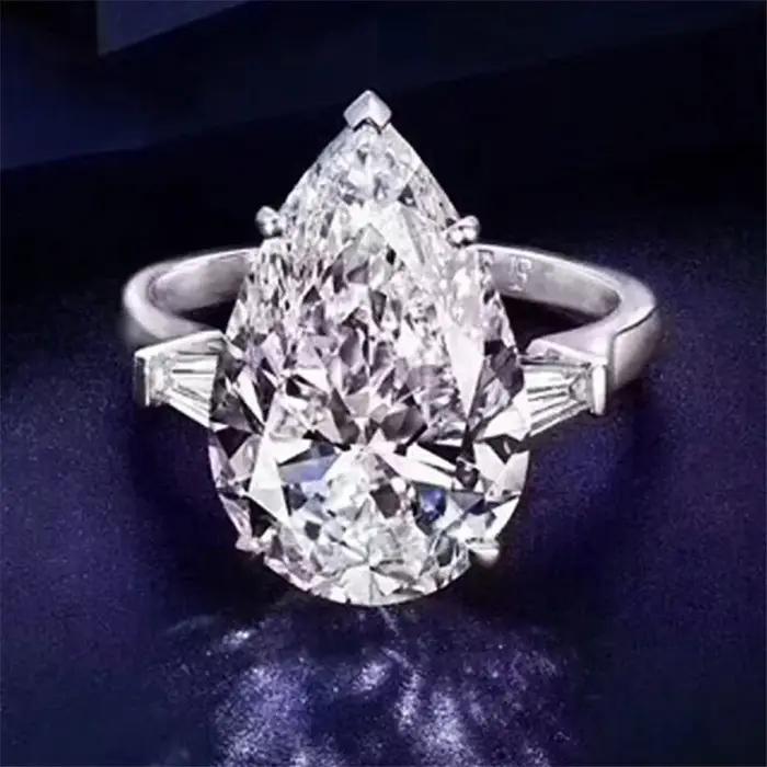 Bague Solitaire en diamant de laboratoire