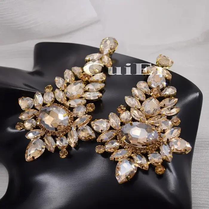 CUIER – boucles d'oreilles couleur Champagne or pour femmes