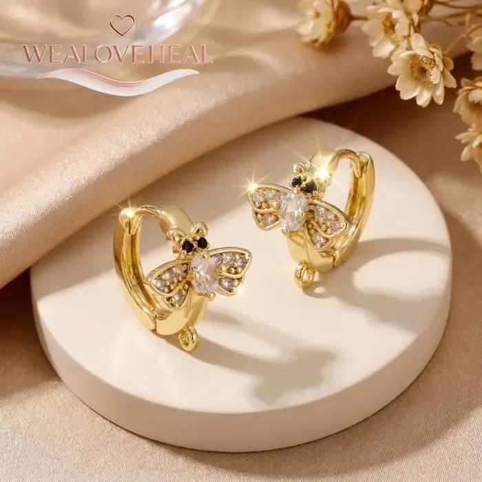Composants de boucles d'oreilles à fermoir levier