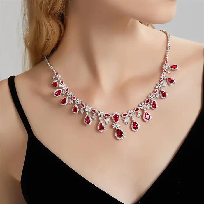 Collier adrenNecklace de laboratoire de luxe pour femme