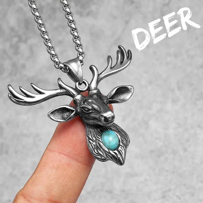 Pendentifs cerf pour hommes
