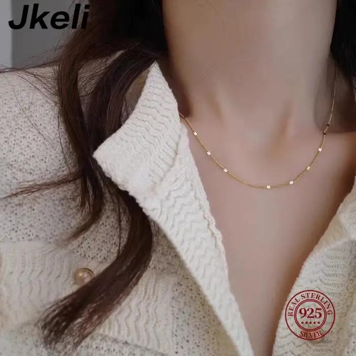 Collier en argent sterling 925 torques avec finition plaquée or k pour femmes occasions spéciales romantiques