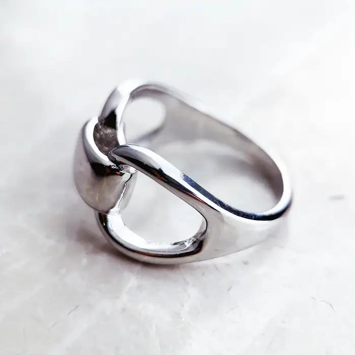Bague Propre Moderne Chic Géométrique