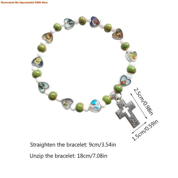 Bracelet de perles breloque Bracelets élastiques
