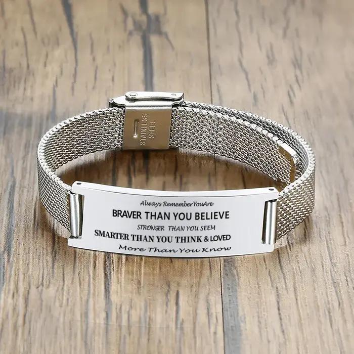 Bracelet en maille personnalisé pour femmes