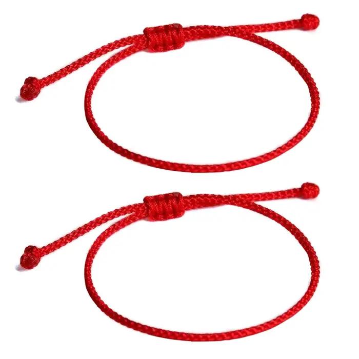 Lot de 2 bracelets bouddhistes tibétains pour femmes et hommes