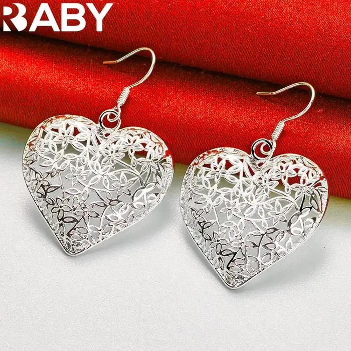 URBABY 925 boucles d'oreilles géométriques en argent Sterling pour les femmes charme tendance cadeaux d'anniversaire mode fête bijoux fins