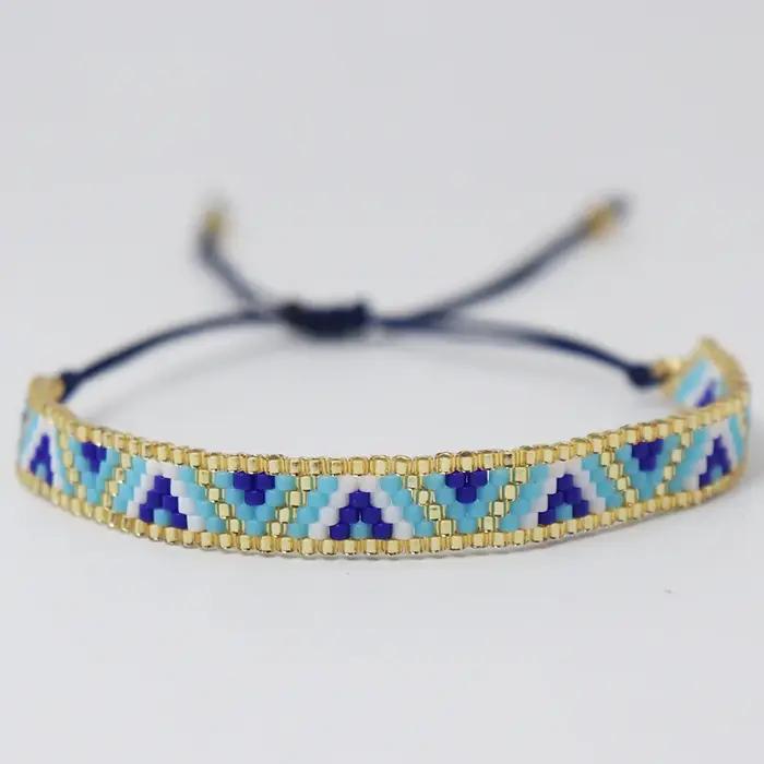 Miyuki – Bracelet de perles tissé de Style Boho pour femmes