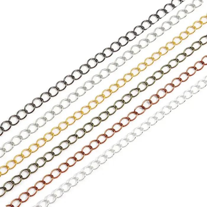 Collier d'Extension de Bague JOFor Chaîne DIY Taille Personnalisée pour Créations Bijouterie Occasions Spéciales