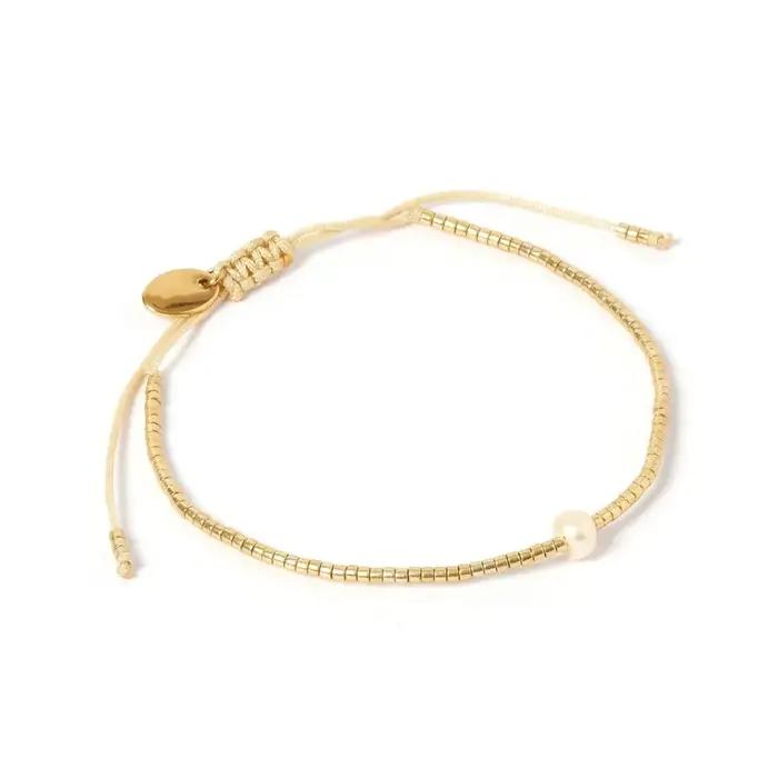 KKBEAD Miyuki Bracelets pour Femme cadeau de luxe Bracelet de perles naturelles couleur or perles Simple mince Pulseras Femme bijoux de mode