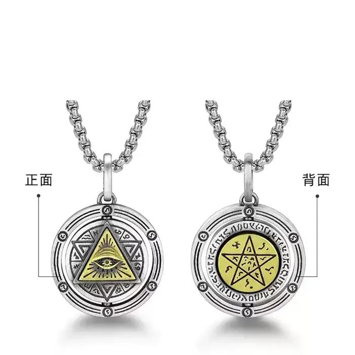 Collier oeil d'horus pendentif mauvais œil