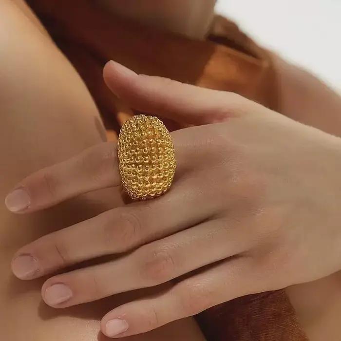 Bagues métalliques ouvertes pour femmes