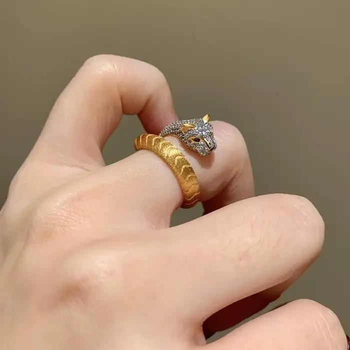 Bagues de luxe légères en diamant brossé pour femmes