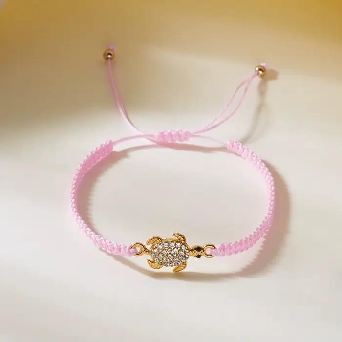 Bracelet Tortue Naturel Design Unique Femme Occasions Spéciales Argent Sterling 925 Béni Protection Élégance Sophistication