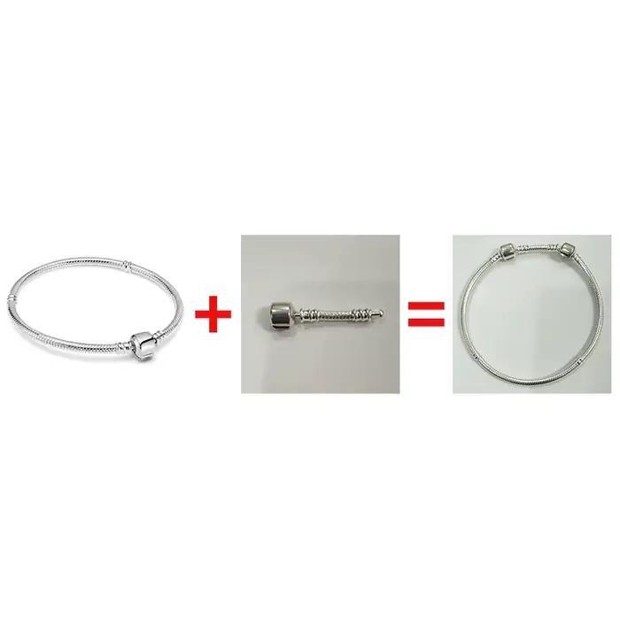 Extension de Bracelet en argent Sterling 925, Design Original, adapté aux Bracelets pour femmes, fabrication de bijoux en argent pour dames, 3.5cm et 4cm