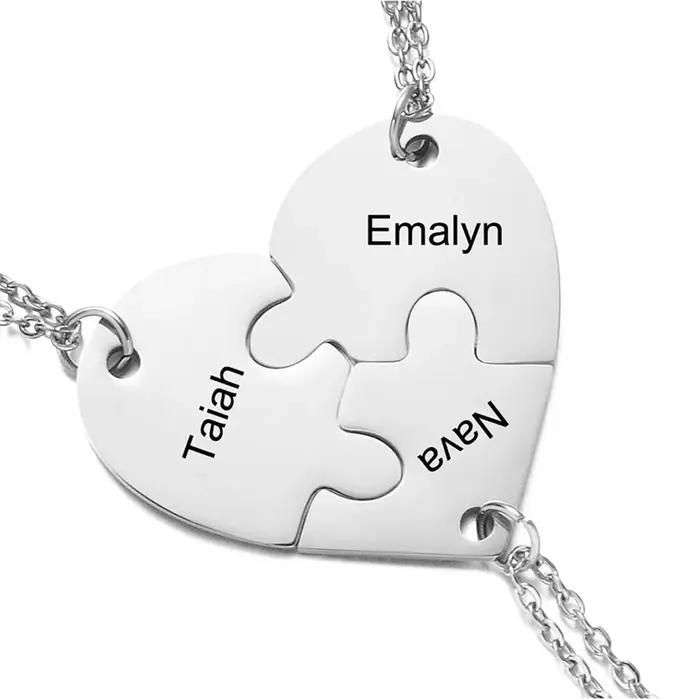 Collier personnalisé avec nom en acier inoxydable