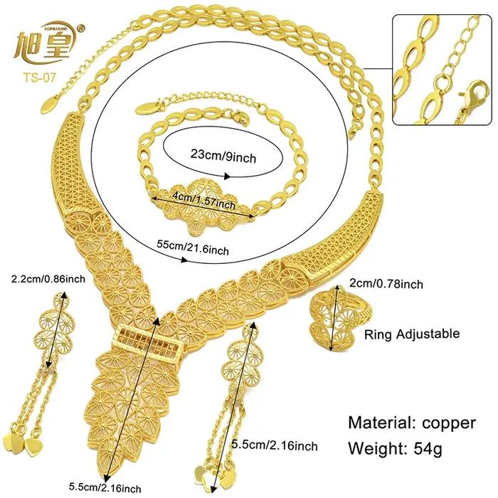 Ensemble de bijoux de mariée indienne de luxe