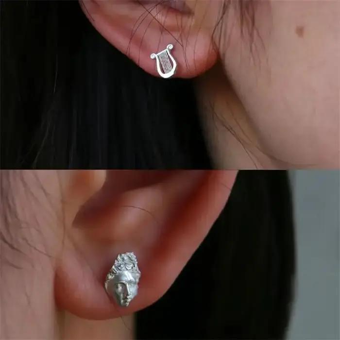 Apollo – boucles d'oreilles Lyre