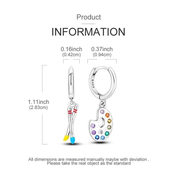 Boucles d'oreilles en argent Sterling 925 pour femmes