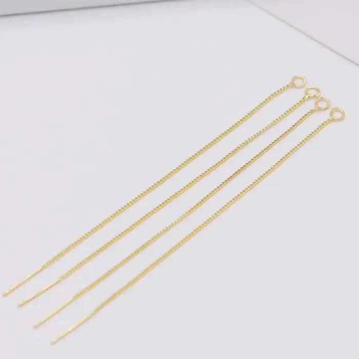 Accessoires de bijoux DIY en argent sterling 925 : Chaîne de boîte