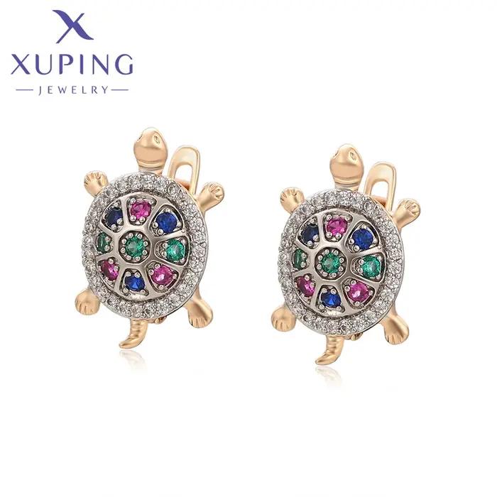 Boucles d'oreilles créoles en forme d'animal plaquées couleur or pour femmes occasions spéciales style moderne amour pour les animaux