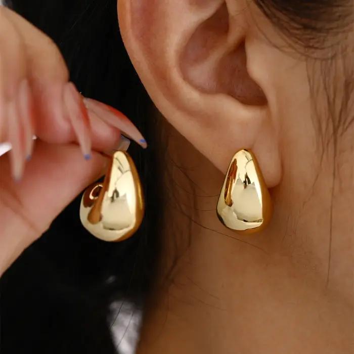 Ensemble de boucles d'oreilles Vintage élégantes en forme de larme, Chic, Simple, à la mode, légères