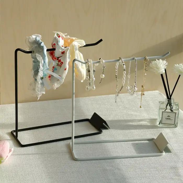 Présentoir multifonctionnel en métal pour bijoux femme boîtier écran rangement bijoux occasions domestiques voyages boutique