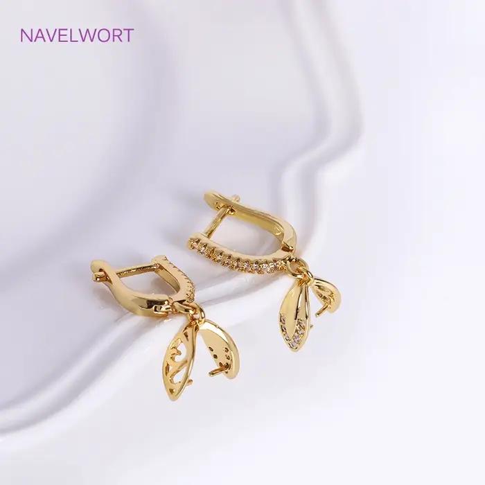 Crochet de boucle d'oreille tendance avec pince à pincer