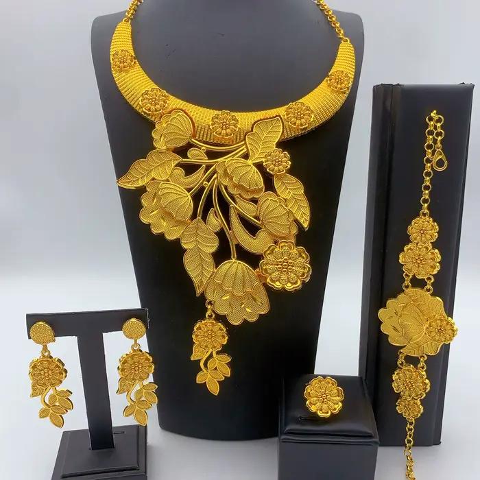 Ensemble de bijoux africains de luxe pour femmes