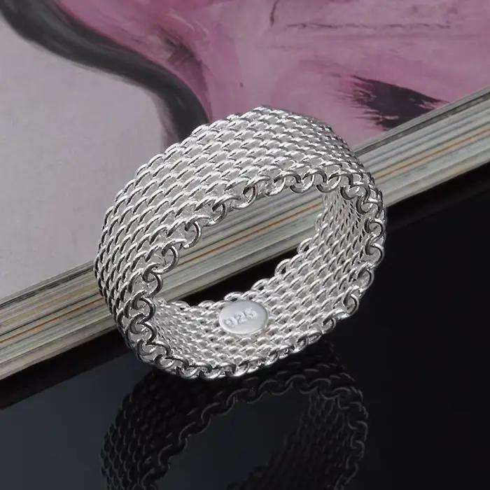 Bague en argent Sterling 925 sertie de zirconium blanc élégante pour femmes occasions spéciales romantiques et mignonnes