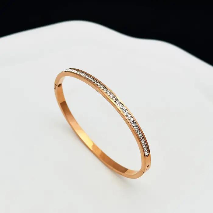 Bracelet de luxe brillant en Zircon pour femmes