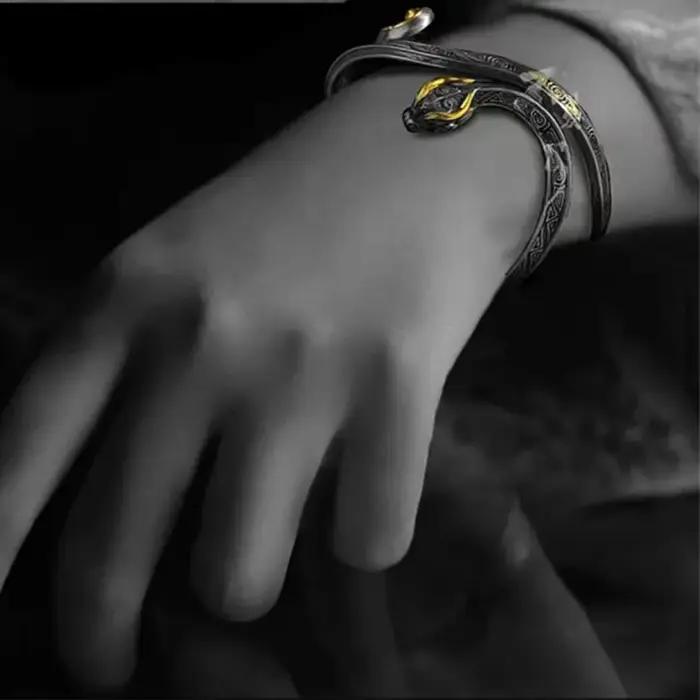 Bracelet Dragon de Style Viking