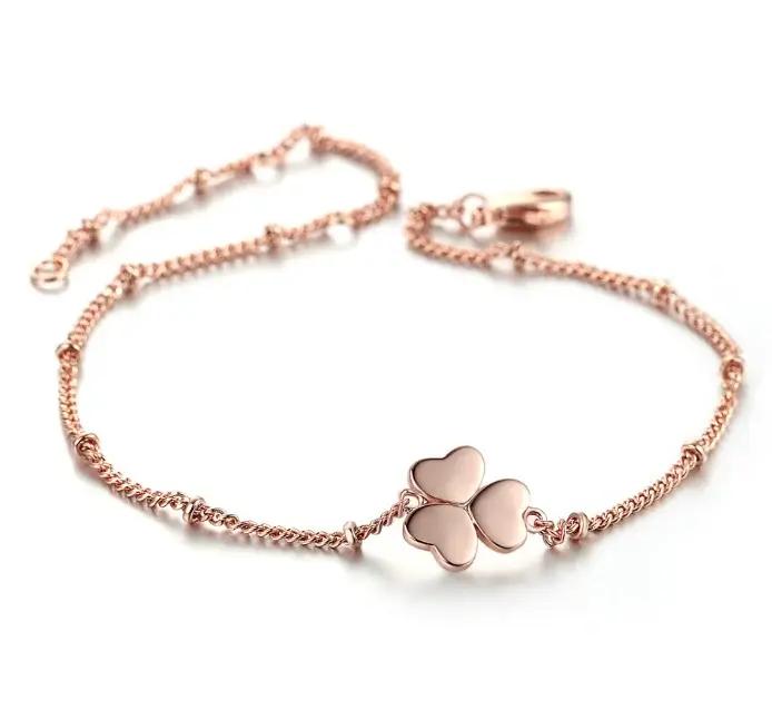Bracelets réglables en forme de symbole d'infini pour femmes, couleur or Rose, zircone brillante, bi
