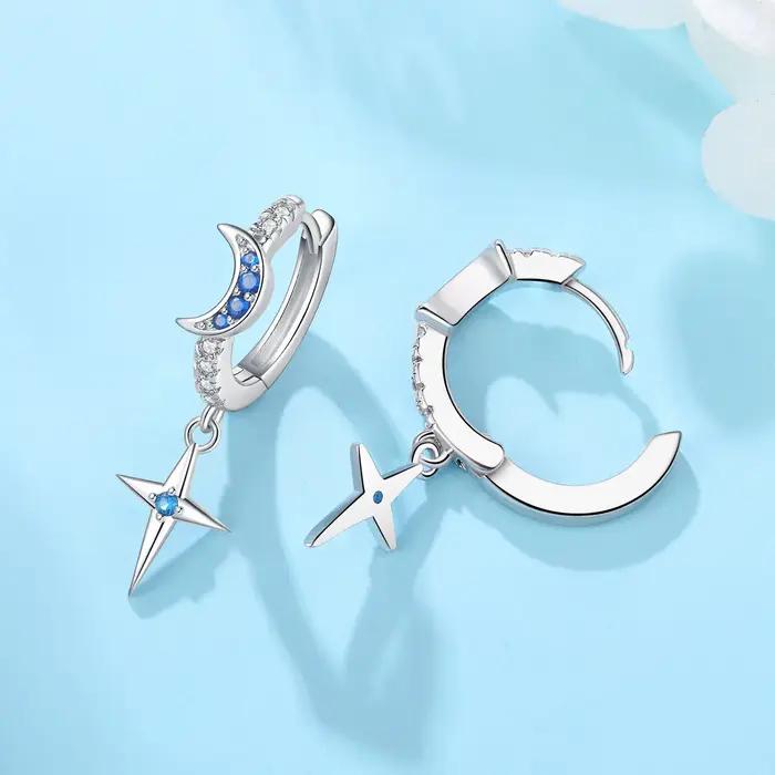 MISEFF – boucles d'oreilles en argent Sterling S925