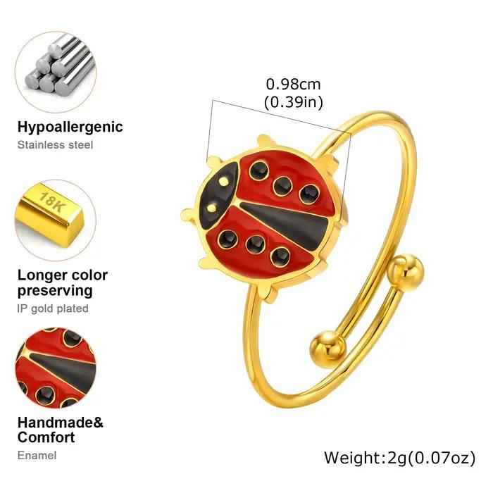Bague Crépue Géométrique Minimaliste Plaqué Or pour Femme