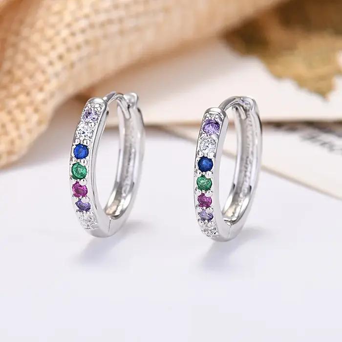 Luruxy – boucles d'oreilles en cristal doré pour femmes et filles