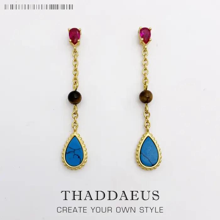 Boucles d'oreilles libellule colorées