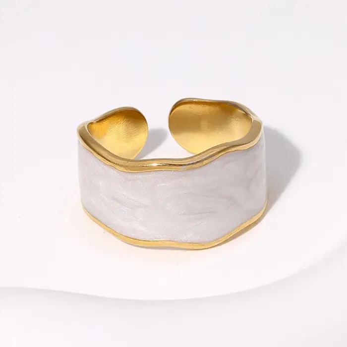 Bague ouverte réglable géométrique vintage pour femmes bijoux de fête à la mode cadeau pour occasions spéciales