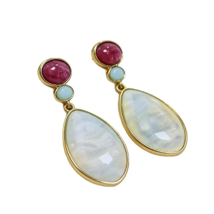 Boucles d'oreilles pendantes vintage au nouveau design