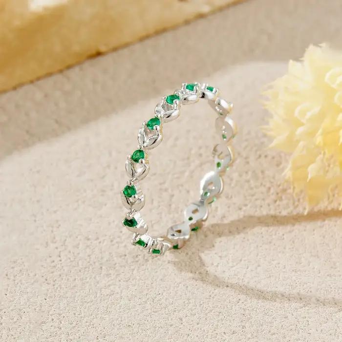 ANDYWEN Bague ajourée en argent 925