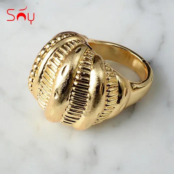 Grande bague en cuivre pour femme, bijoux oste nommée, design de mode, haute qualité, fête des patie