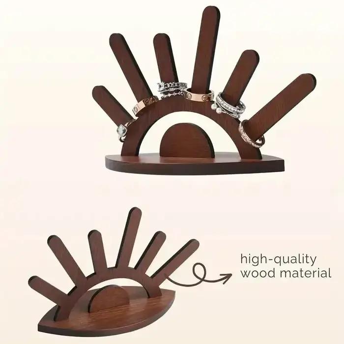 Support de présentation de bijoux en bois de qualité supérieure