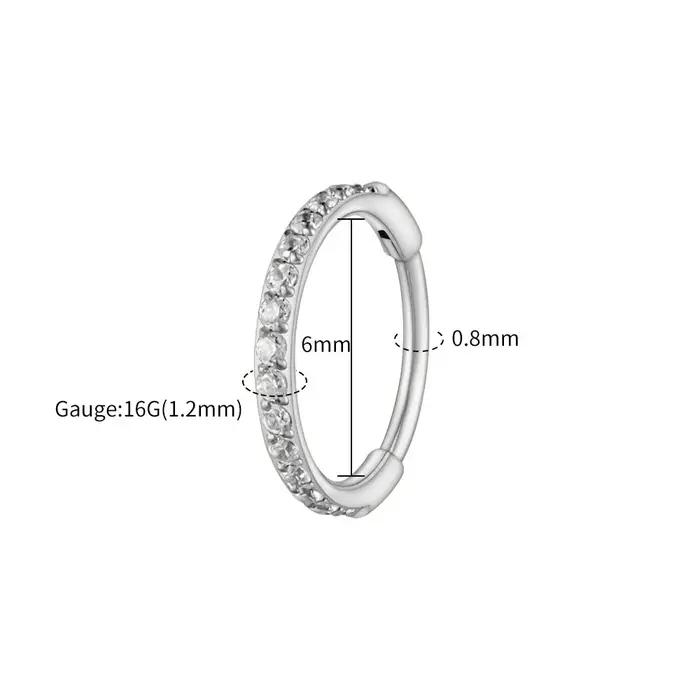Right Grand ASTM F136 Titane 16G Slim Huggie Hoop Boucle d'oreille 6mm 8mm 10mm 12mm Boucle d'oreill