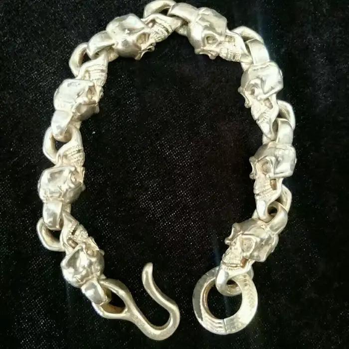 Bracelet Mode tibétain argent classique pour hommes et femmes protection et style pour occasions spéciales
