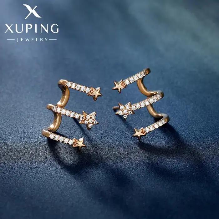 Boucles d'oreilles en forme d'étoile dorée classiques pour femmes pour toutes les occasions et cadeaux de fête